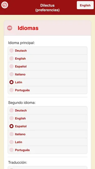 Captura de pantalla de Missale Romanum en iPhone 6