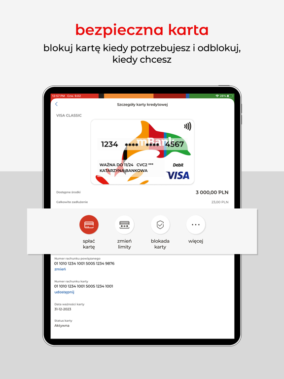 mBank PL - Twój bank i finanse iPad screenshot 5 - Finance app