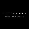 Morse Code Alphabet language - Louis Duboscq