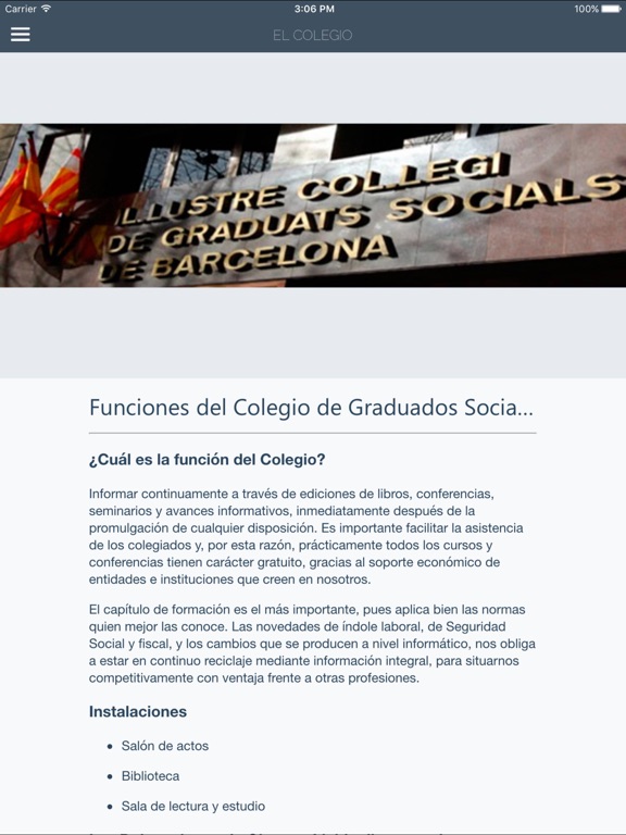 Screenshot #4 pour Colegio Graduados Sociales BCN