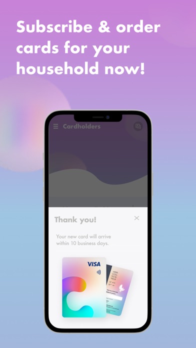 Canvas Card pocket money app Screenshot