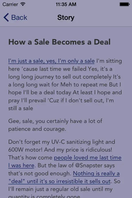 Pretty OK - Meh daily deal