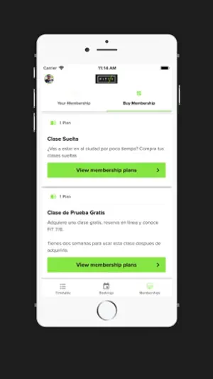 Fit 78 App screenshot 1