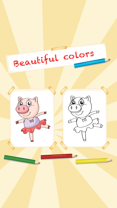 Screenshot #3 pour Color & Draw Animals HD