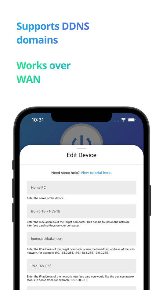 #4. Wolow - Wake on LAN (iOS) 由: Jack Baker