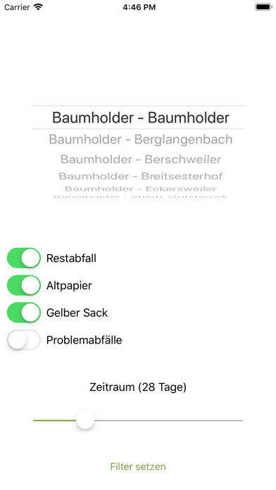 Screenshot #1 pour Abfallapp Landkreis Birkenfeld