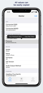 Gathered: Sensors and Metadata screenshot 2