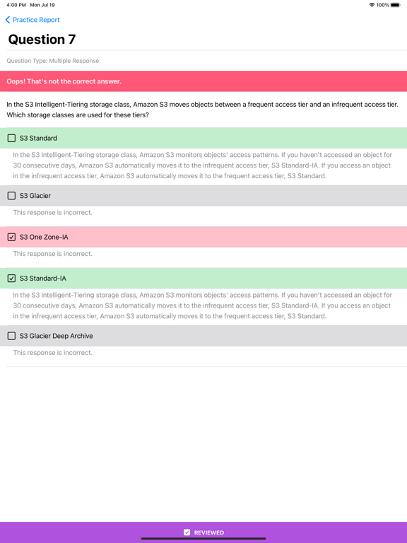 AWS Exam Prep 2025 iPad screenshot 5 - Education app