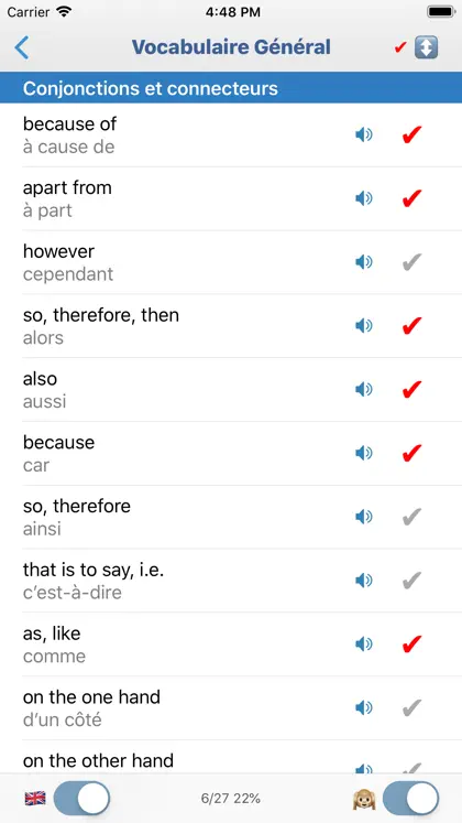 Vocabulaire Anglais - Cramit screenshot 4 of 6
