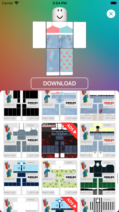 Skins For Roblox - Skin Editor Screenshot