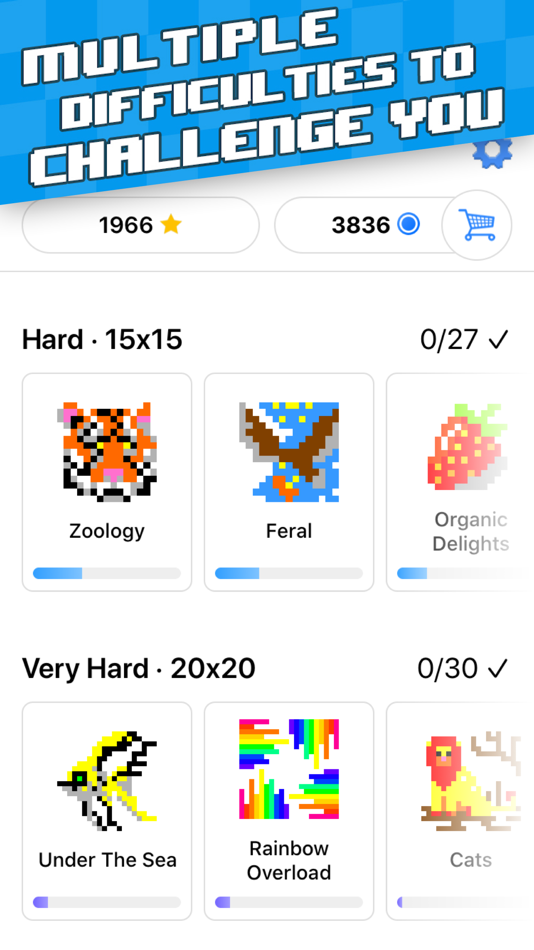 #5. Falcross Infinite Nonograms (iOS) 由: Arman Dezfuli-Arjomandi
