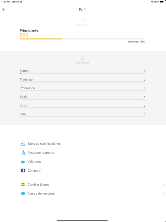 Learn English Beginners Quiz iPad screenshot 7 - Education app