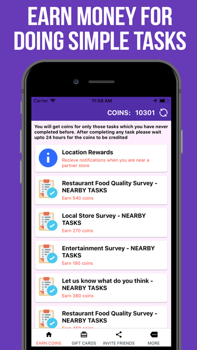 BIGCASH Surveys: Make Money iPhone screenshot 1 - Lifestyle app