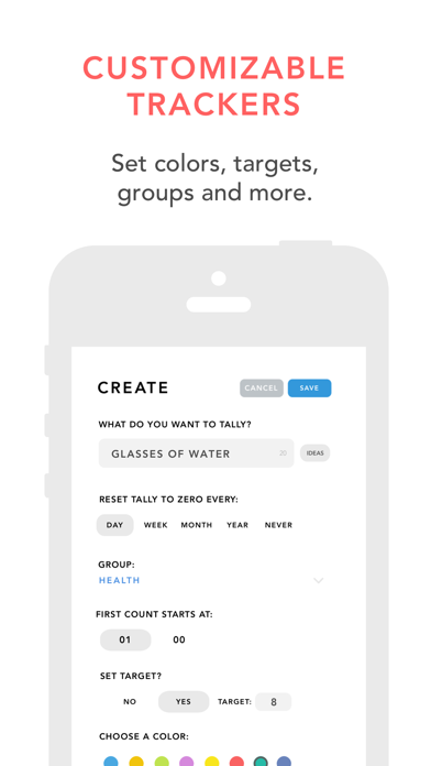 Tally: The Anything Tracker のスクリーンショット