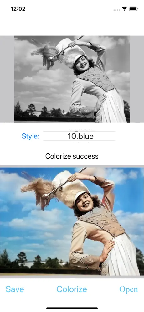 Colorize old photo