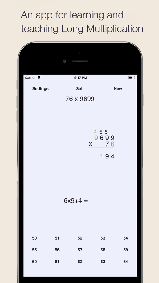 #1. Long Multiplication (iOS) By: Esa Helttula
