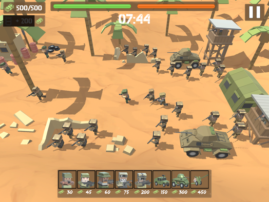 Border Wars: Army Games RTS iPad screenshot 6 - Games app