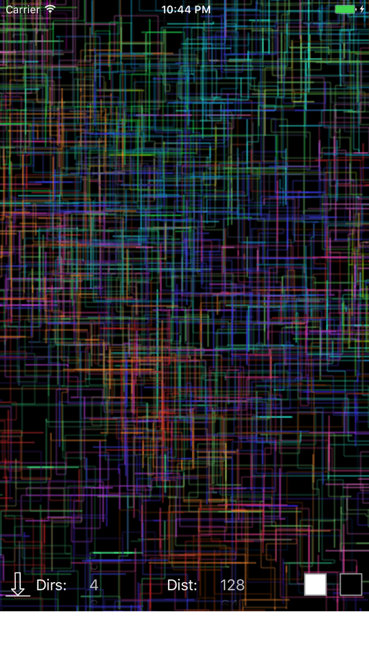 #3. Random Walk Simulator (iOS) 由: Kentaro Wada