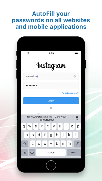 Screenshot #2 pour Zoho Vault - Password Manager