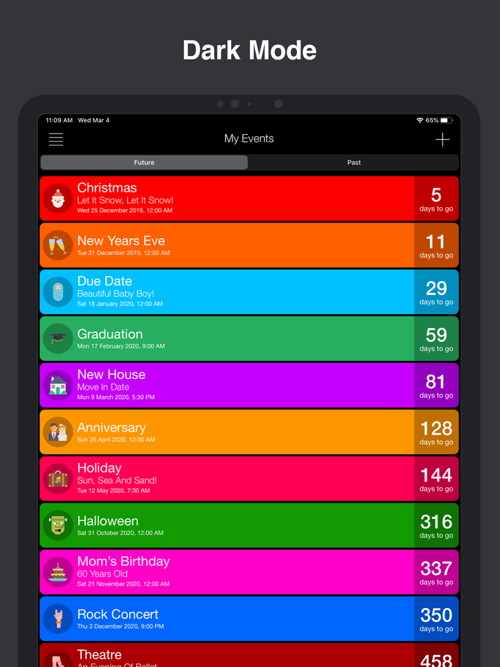 #4. Countdown: Event Countdown (iOS) By: ROOT38 LIMITED