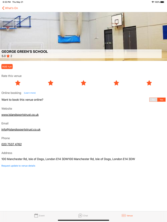 GameOn Active iPad screenshot 4 - Social Networking app