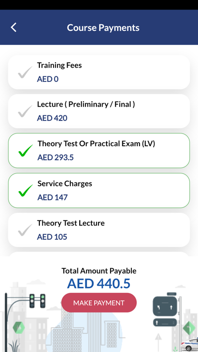 Galadari Motor Driving App Screenshot