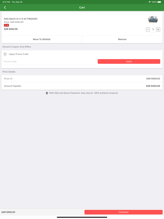 Alomar Furniture مفروشات العمر iPad screenshot 4 - Shopping app