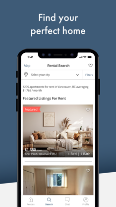 liv.rent - Apartment Finder screenshot 1