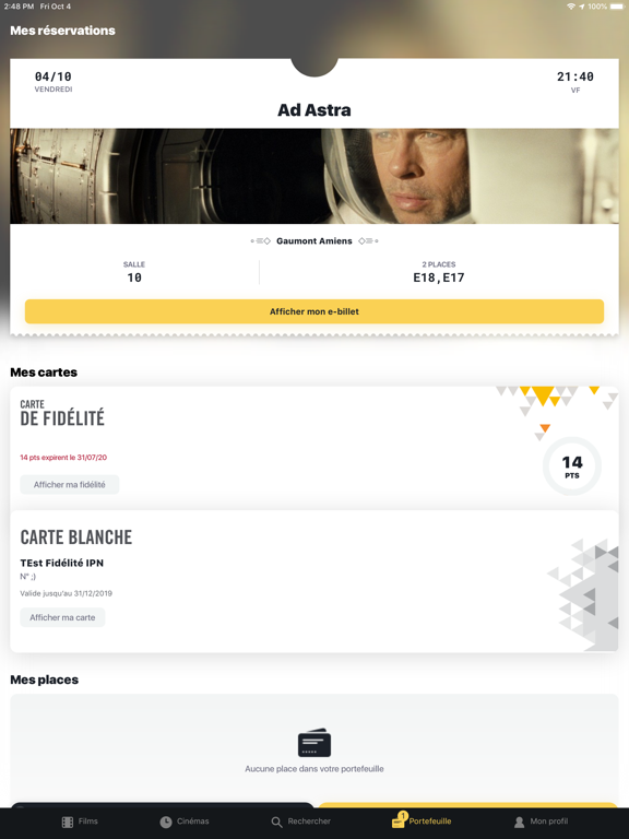 Pathé France iPad screenshot 4 - Entertainment app