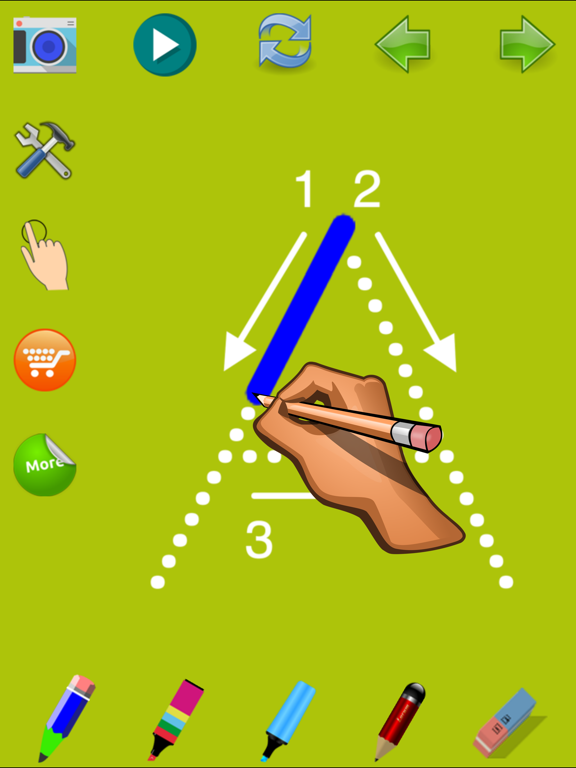 Screenshot #4 pour Trace Letters Wizard, Capital