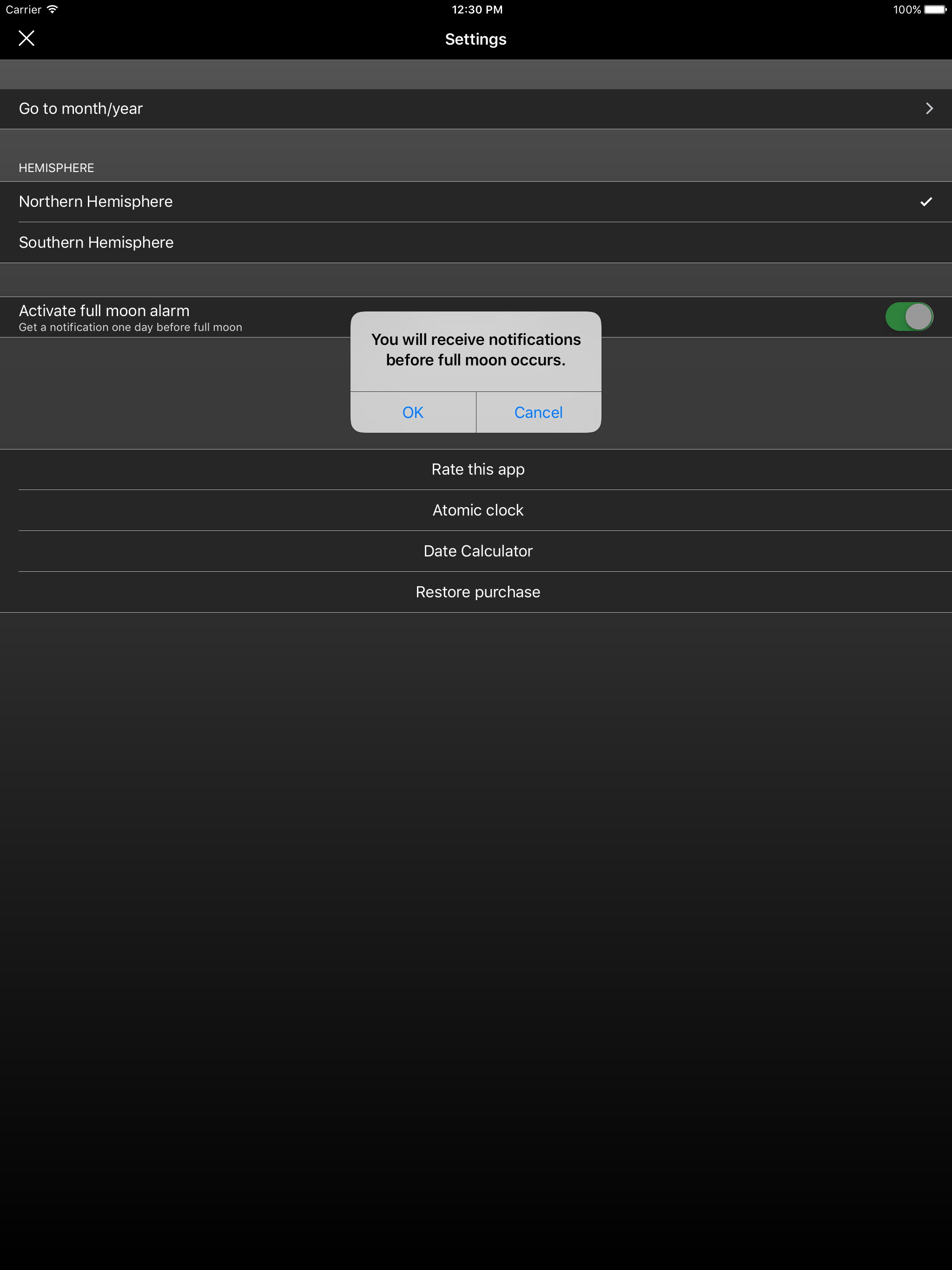 The Moon Calendar PRO screenshot 10