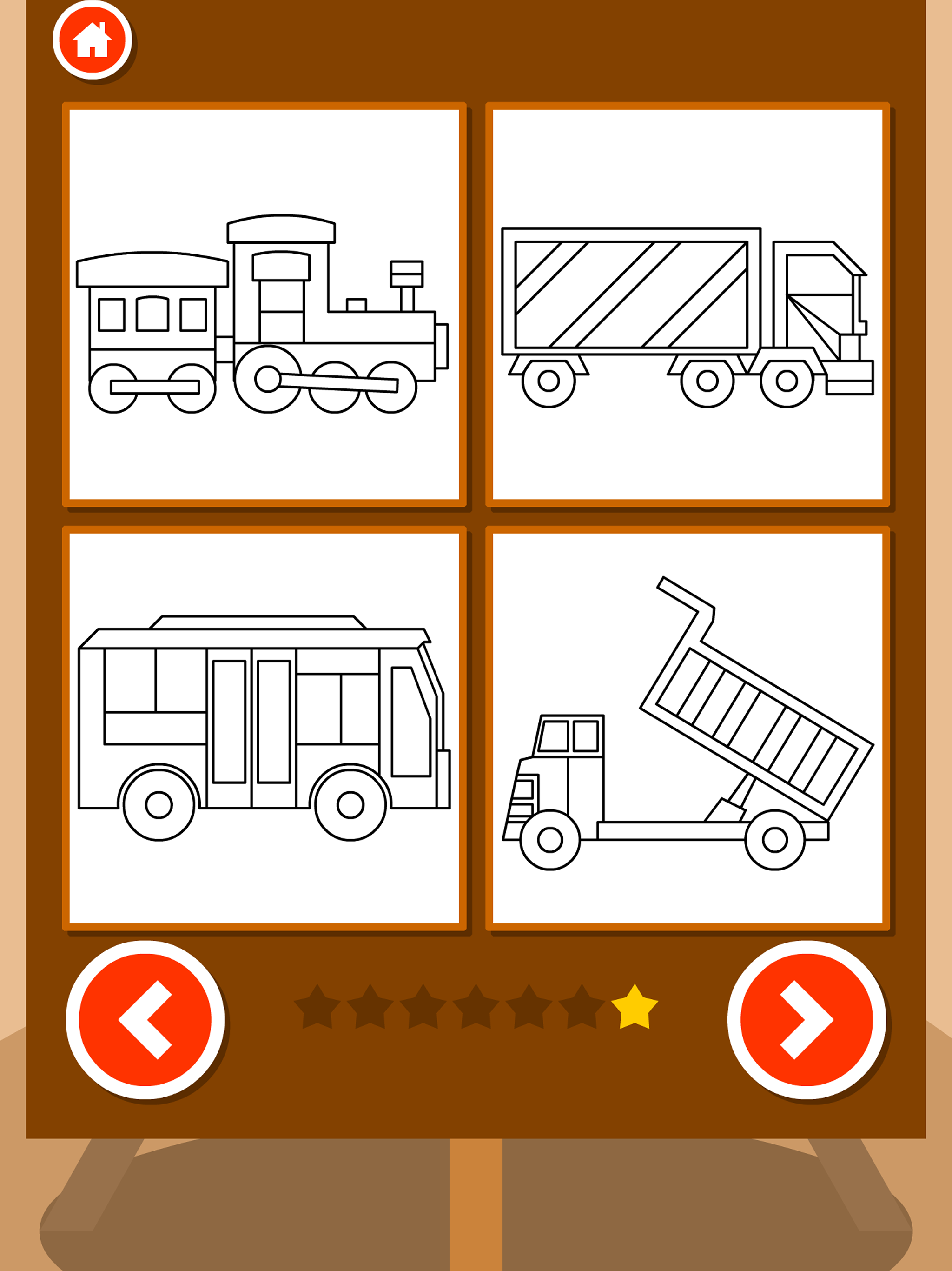 Car puzzle Coloring Games