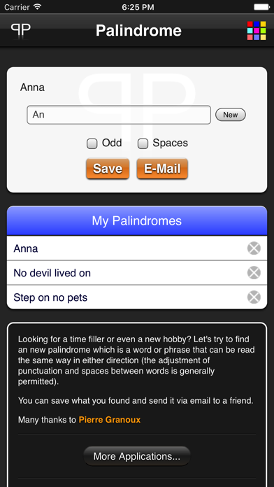 Screenshot #2 pour Palindrome