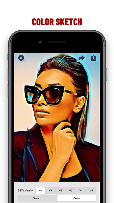 Photo to AI Art Sketch Cartoon Screenshot