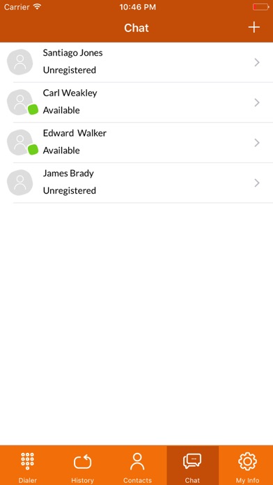 Alpha Caller iPhone screenshot 4 - Business app