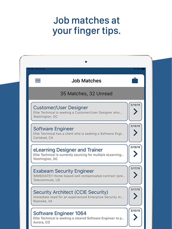 Screenshot #5 pour Elite Technical Job Search
