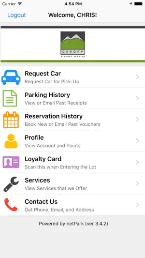 Canopy Parking screenshot 1