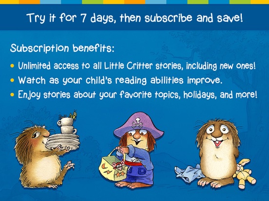 Little Critter Library iPad screenshot 4 - Book app
