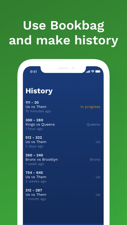 Bookbag: Spades Scorekeeper