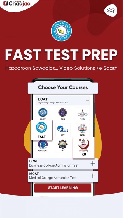 ChaaJao:SAT, ECAT, MDCAT, BCAT