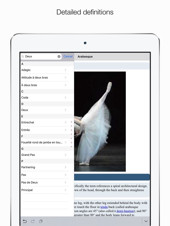 Screenshot #6 pour Ballet Index