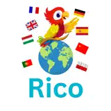 Rico Aprende palabras, idiomas - Icono de la app