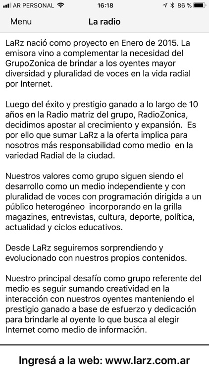 La RZ radio