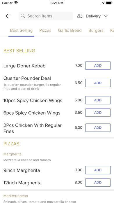 Crown Pizza And Chicken Screenshot