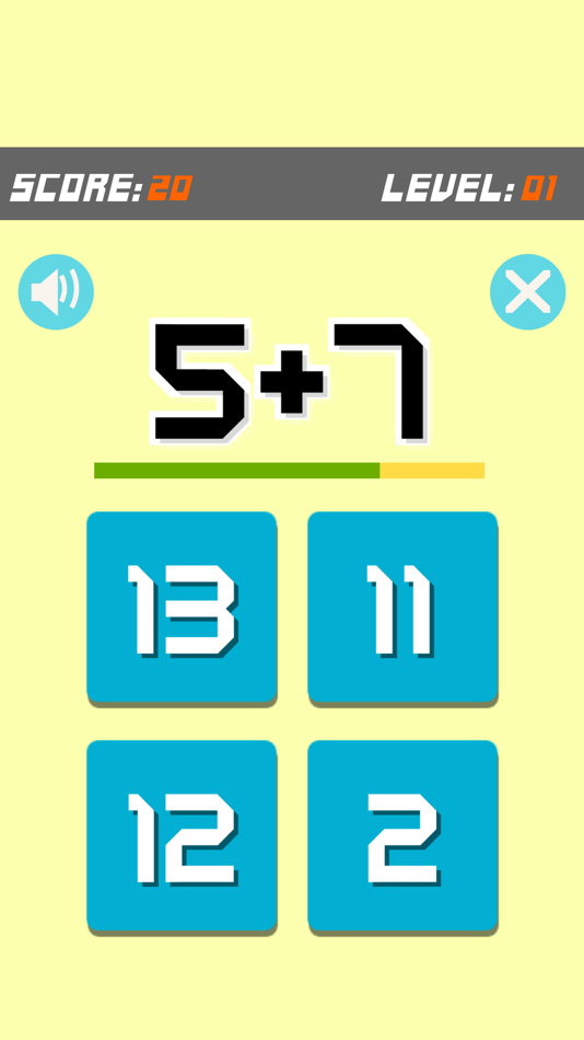 #2. Math Snap Quiz-Mental Counting (iOS) Tekijänä: F Permadi