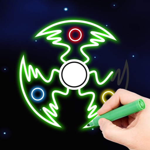 Glow Art: Finger Spinner