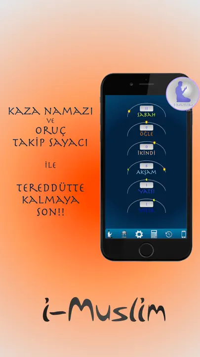 IMuslim - Kaza Namazı Takip iPhone Ekran Görüntüsü 1