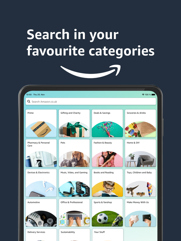 Amazon Shopping iPad app afbeelding 4