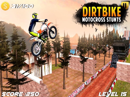 Dirt Bike Motocross Stunt Game iPad screenshot 3 - Games app