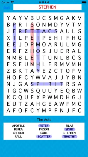 Giant Bible Word Search screenshot 2